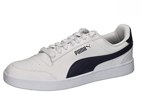 PUMA Unisex Shuffle Turnschuhe, Puma White Puma Navy, 40.5 EU