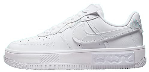 Nike Damen Air Force 1, Weiß/Weiß-Weiß-Weiß, Größe 40, Reinweiß/Alabasterweiß/Weiß, 42 EU