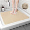 Duschmatte rutschfest waschbar, 80 x 80 cm Anti-Schimmel | Schnell trocknend | Luffa Massage | Weich Komfort Duschmatten Badewannenmatte mit Ablauf, PVC Luffa Badematte für Nassbereiche