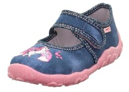 Superfit Mädchen Bonny Hausschuh, Blau 8050, 34 EU