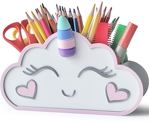 KAJAWIS Organizer für Buntstifte Schreibtisch-Organizer für Kinder Unicorn ECO Stiftehalter (Farbe 1)