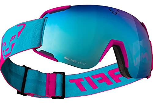 Dynafit Tlt Evo Goggle Blau-Pink - Leichte vielseitige Skibrille, Größe One Size - Farbe Pink Glo - Silvretta