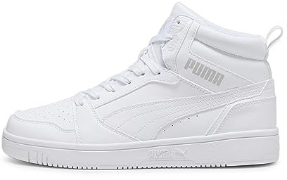PUMA Rebound V6, Zapatillas Unisex adulto, Puma White Puma White Cool Light Gray, 40 EU