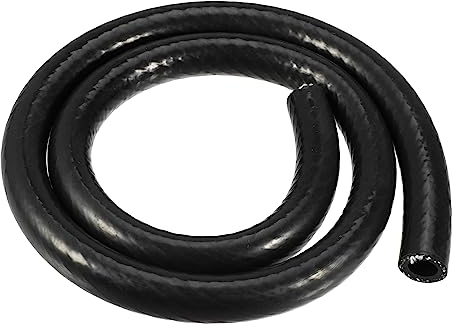 QUARKZMAN Voiture Silicone Aspirateur Tube Tuyau Ligne Noir ID 12mm 3.28ft Longueur