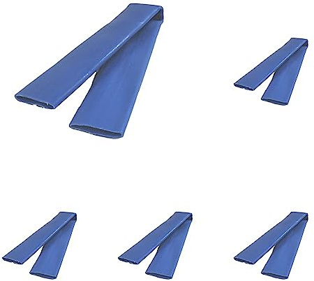 Connex Gurt- und Kantenschutz 500 mm - blau - Geeignet für Gurtbreiten bis 50 mm - Aus strapazierfähigem PVC/Gurtbandschoner/Spanngurtsschoner / DY270634 (Packung mit 5)