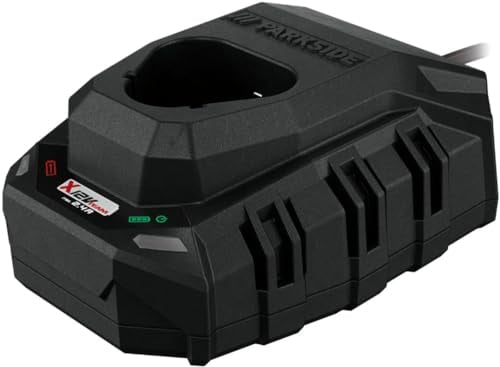 PSIDE® Bundle – Parkside® 12 V caricabatterie PLGK 12 A3, serie 2,4 A X12 V Team (senza batteria) + portachiavi PSIDE®