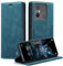 Cracedily Handyhülle für Xiaomi Redmi 12C Hülle, Klapphülle Premium Lederhülle Klappbar Flip Case Tasche Magnet Kartenfach Standfunktion Klapphülle Schutzhülle für Xiaomi Redmi 12 C Case, Blaugrün