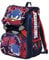 Seven Schulrucksack Sonic Prime erweiterbar – Rot Blau – Doppelter Rucksack mit Reißverschluss und Trinkflaschenhalter, Kinderrucksack, blau, Taglia unica, Rucksack Backpacks
