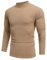 COOFANDY Herren Stehkragenpullover Strick Halbes Rollkragenshirt Langarm Modern Winter Thermo Rundhals Oberteil Khaki XL