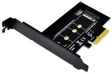 Scheda adattatore M.2 NGFF M-Key a PCIe X4 con staffa a basso profilo per accessori Samsung PM961/960EVO/SM961