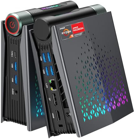 ACEMAGICIAN S3A Mini PC, Ryzen 9 6900HX, 32GB DDR5 1TB NVME SSD Small Gaming Computers,Tiny Desktop with AMD Radeon 680M, Type C|WiFi 6|BT 5.2|Dual Channel|Office|Home|Casual Games