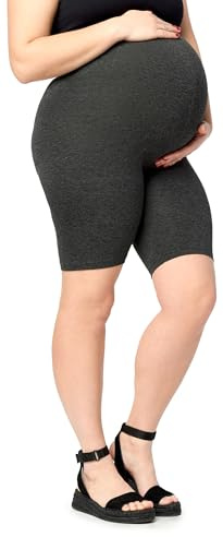 Merry Style Große Größen Damen Kurze Umstandsleggings Schwangerschaftsleggings aus Baumwolle MS10-465