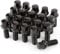 GAsupply 20pcs Tapered Seat Alloy Wheel Bolts | M14x1.25, 28mm Thread, 17mm Hex | Replacement Bolt Kit for BMW Mini (Black)