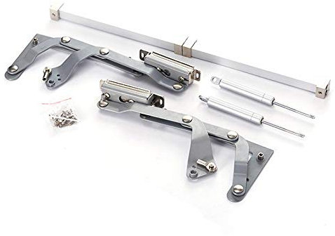 Blmirror Bisagra NeumáTica en el Elevador Vertical, Soporte Giratorio NeumáTico Traslacional, Herrajes de Muebles para el Hogar, Accesorios