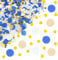 ParPix 50g Runde Bunt Streudeko, 2.5cm Konfetti Glitzer mit 4 Verschiedenen Farben, Confetti Geburtstag Hochzeit Tischdeko, Konfetti für Valentinstag, Ballondekoration (Blau)