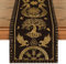 Artoid Mode Gold Wikinger Baum des Lebens Rabe Helm der Ehrfurcht Tischläufer, Saisonnal Tisch Dekoration Drinnen Urlaub Party Dekor 40x180 cm