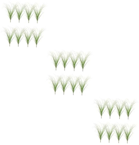 TOPBATHY 24pcs Realistic Artificial Grass Brush Outdoor Plant Decor Faux Plant for Home Decoration