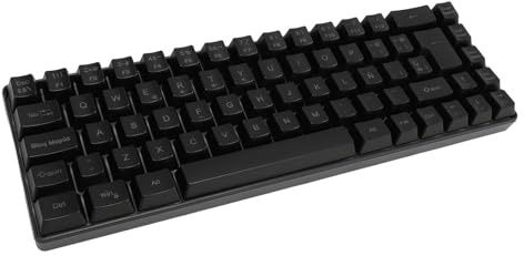 Bewinner 60% Mechanische Gaming-Tastatur, 20 Modi, RGB-LED-Hintergrundbeleuchtung, 68 Tasten, Kompakte Tastatur, Ergonomische USB-Tastatur für Laptop, Tablet-PC (Black)