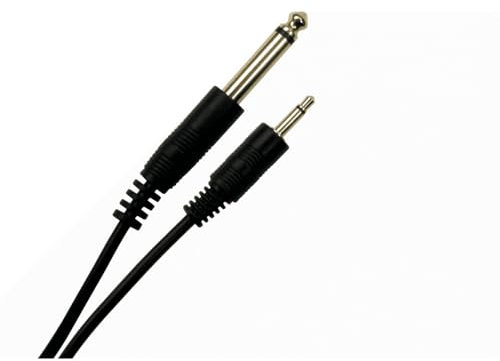 15m 3.5mm to 6.35mm Mono Jack cable - Audio Jack Lead (15 Metre)