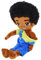 VANZACK African Boy Doll Weicher Junge Für Kuscheltier Als Für Kleinkinder Dekoration Und Spielzeug