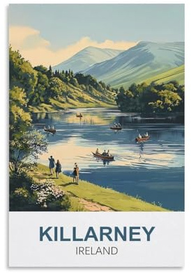 1000 Piece Jigsaws，Killarney Ireland Jigsaw Puzzle 1000 Pieces for Adults Kids Teens Large Families Puzzle Game 52x38cm