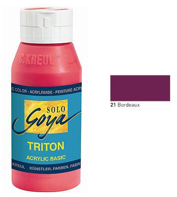 Solo Goya TRITON Acrylfarbe 750ml Bordeaux