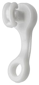 Swish Deluxe Extra Curtain Track Gliders, White, 10 Pack