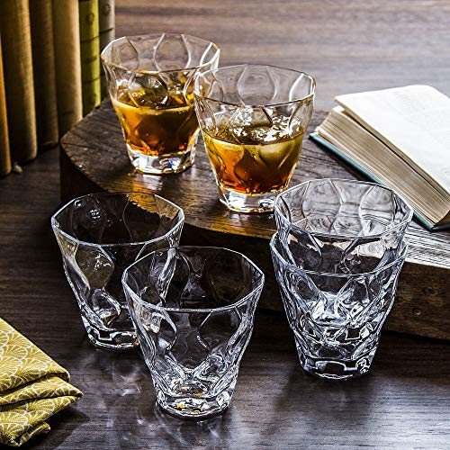 RCR Crystal Riflessi - Samarcanda Set of 6 Crystal Tumblers Whiskey/Wine Water Tumbler
