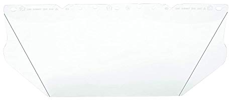 MSA Sicherheit 10115839 V-gard Polycarbonat Visier, konturiert, Antifog/Kratzern Beschichtung, 20,3 x 43,2 x 0,2 cm klar
