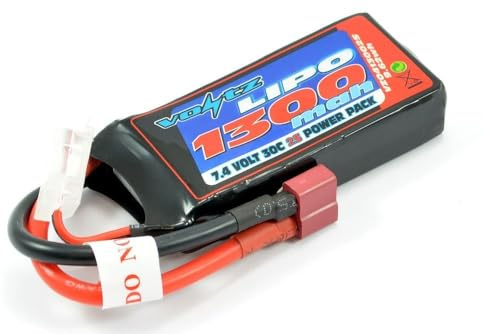 Voltz 1300mAh 2S 7.4v 30C LiPo Battery Pack