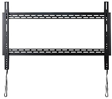 B-Tech BT9901/B XL Universal Flat Screen Fixed Wall Mount, with Lateral Adjustment, Low Profile Design, Pole Mounting Compatible, Suitable for Extra Large Screens up to 100kg (VESA 900 x 600) – Black
