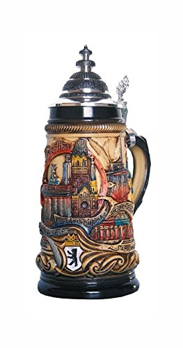 Zöller & Born Bierkrug Berlin Panorama Seidel 0,5 Liter Bierseidel ZO 1744/906