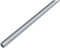 Alberts 488864 Rundrohr | Aluminium, edelstahldesign, hell | 1000 x 8 x 1 mm