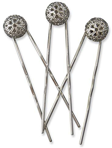 Rivelle Damen Trachten Haarnadeln Kugel klein Haarschmuck Vintage Dirndl Hochzeit