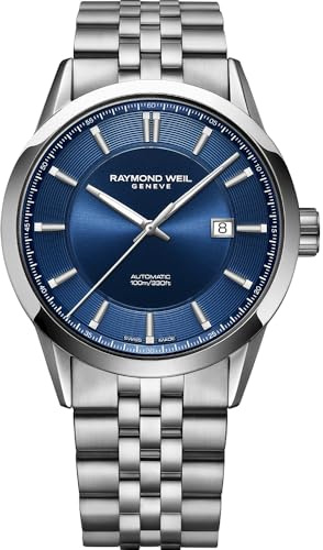 RAYMOND WEIL Herren Analog Automatik Uhr mit Edelstahl Armband 2731-ST-50001