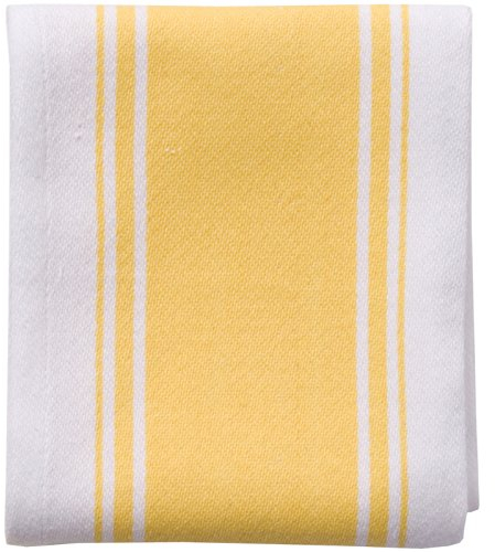 Dexam Paño de Cocina a Rayas Love Colour-Girasol, 100% algodón, Amarillo, 71 x46