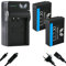 2X SK Akku Ersatz für Canon LP-E17 1000mAh (Teildekodiert) + Charger Canon EOS RP R8 R10 R50 R100 - M3 M5 M6 II - 77D 750D 800D / Rebel T8i SL3