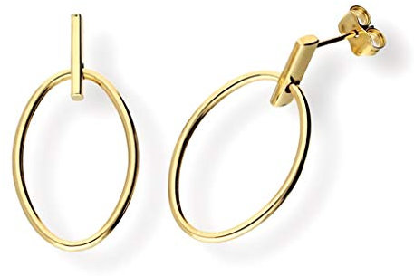 EDLE 585 Gold OHRHÄNGER/OHRSTECKER, 585 Gelbgold, 14 Karat inkl. Schmucketui