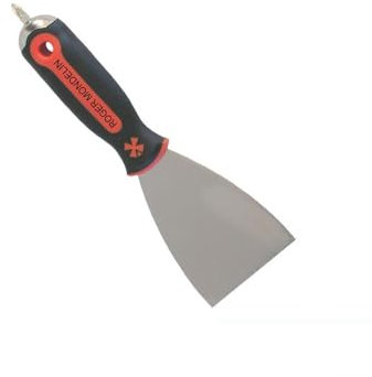 COUTEAU ENDUIRE 102MM INOX EMBOUT BIMAT