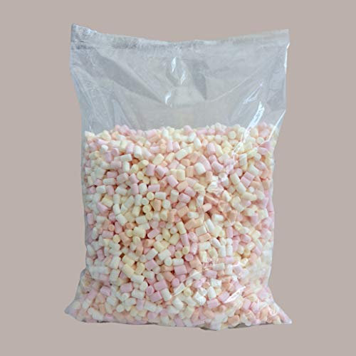 Lucgel Srl 1 Kg Marshmallow Piccoli e Morbidi Mini Differenti Colori Busta Guarnire Gelato Yogurt Dolci Torte Caramelle Purpurry