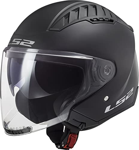LS2, Casco Moto Jet COPTER SOLID Matt Black, M