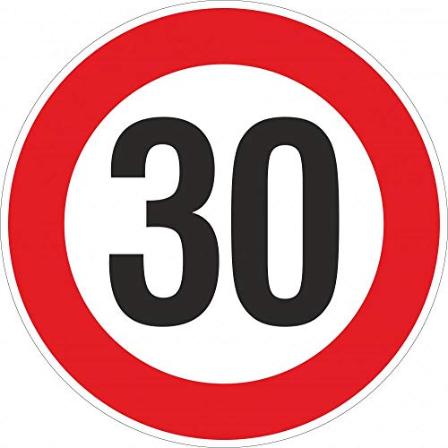 Verkehrszeichen: Geschwindigkeitsbeschränkung 30 km/h §52/10a - Aluminium | DM 670 mm | reflektierend | Vorschriftszeichen §52 StVO Österreich