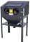 George Tools Sandstrahlkabine 220 Liter - Professioneller Sandstrahlgeräte mit 1 Metall Sandstrahlpistole - Drucksandstrahlen mit LED und großem Fenster zur Oberflächenbehandlung des Materials