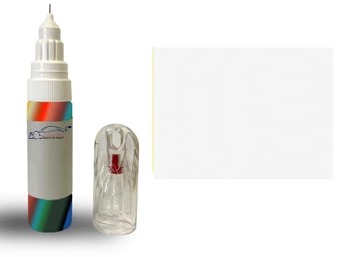 Xtremeauto RAL 9016 Traffic White Pen Shiny Gloss Glossy Touch Up Paint Brush Repair Scratch Upvc Pvc Metal Wood