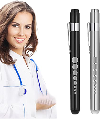 Diagnostikleuchte Medizinische Pupillenleuchte, Pupillenleuchte Medizinische Penlight,Wiederverwendbare Diagnostische LED Stiftlampe Taschenlampe Lichtgriffel für Krankenschwestern Ärzte Schüler