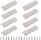 MOROBOR Fingerrandgriff, verdeckter Griff, moderner Stil, gebogen, Aluminiumlegierung, unsichtbarer Griff, Kleiderschrankgriff für Schrank, Hardware, Schublade, 80 mm, Kaschmirgrau, 8 Stück