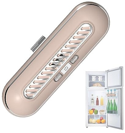 Anloximt Kühlschrank Deo - O3 Ozongenerator Desodorierer - Wiederverwendbare Geruchsneutralisierer - Wiederaufladbar Geruchsneutralisierer | Für Tiefkühltruhe Auto, Schuhschrank, Rosa