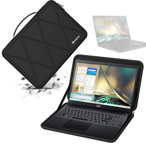Smatree Housse de Protection Rigide en EVA Compatible avec Ordinateur Portable Acer Aspire 7 15,6 A715-43G-R5M8/A715-42G-R8BG, Ordinateur Portable Acer TravelMate P2 15,6 (X8294)