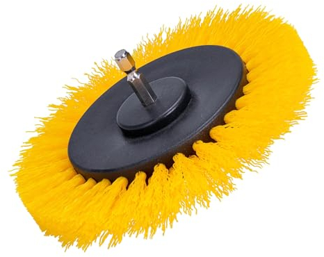 Bürstenaufsatz Akkuschrauber Fugenbürste, ideal für Kanten, Ecken, Fenster, Fugen im Garten und im Badezimmer, Bürste für Fugen und vielem mehr - Drill Brush