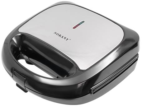 Appareil multifonction 3 en 1 [appareil à croque-monsieur, gaufrier, gril de contact] Appareil multifonction, grille-pain Donut Maker Grille-pain, plaques lavables au lave-vaisselle et antiadhésives